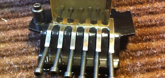 Brass Tremolo Bar Construction